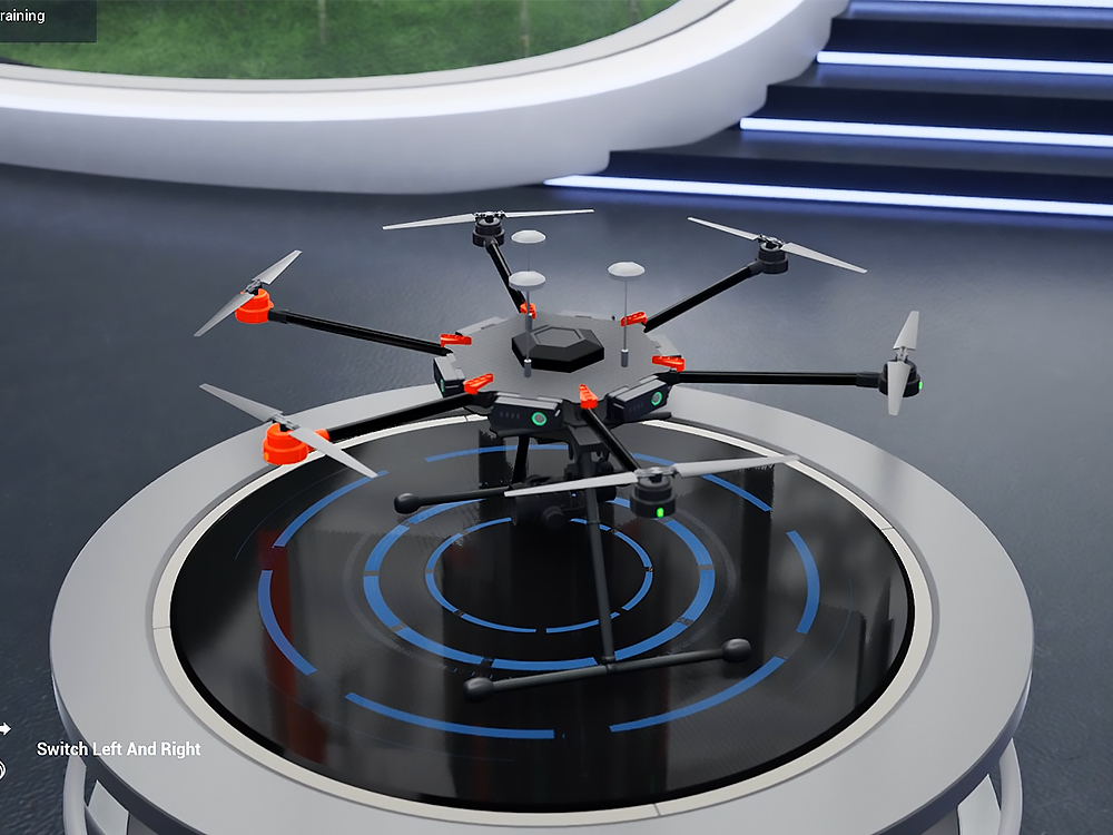 UAV Inspection Simulating System for Chemical Plant